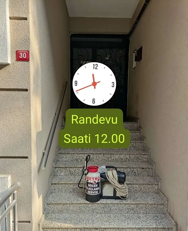 Metro Böcek İlaçlama Randevu Uygulaması 10